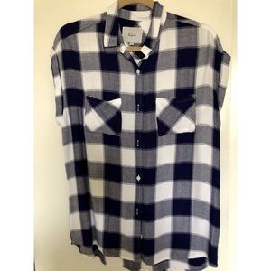 Rails Whitney Buffalo Plaid Short Sleeved Button